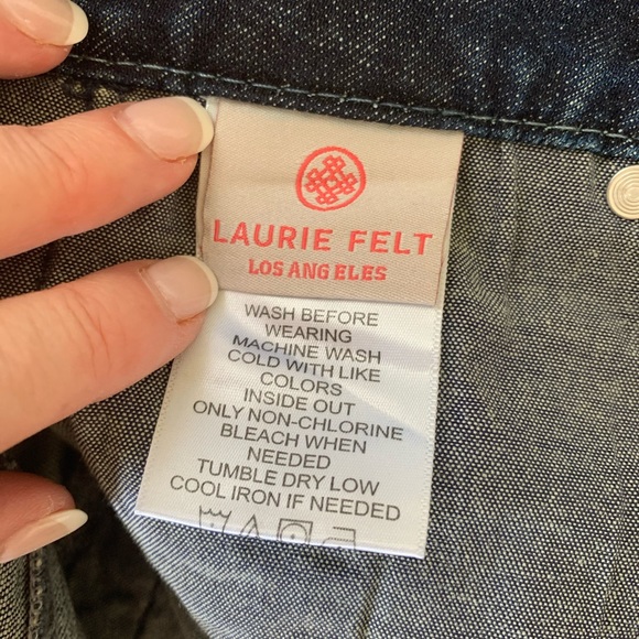 Laurie Felt Embellished Stripe Girlfriend Sz 6 - Picture 14 of 15